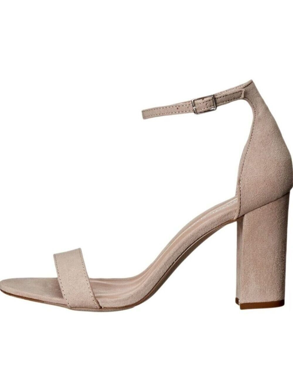 NWT Madden Girl Beella Blush Ankle Strap Block Heel Sandals Size 11M - Picture 2 of 8